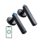 Electronic Fingerprint Door Lock with App Control Backup Power Keyless Entry
