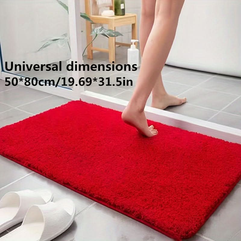 Lonneke Soft Thickened Bath Mat Highly Absorbent Slip-Resistant Machine Washable Bathroom Rug