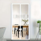 Self-Closing Magnetic Insect Screen Polyester Fiber Pet-Friendly Door Screen Black or White