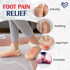 Fleece-Lined Thermal Slipper Socks Non-Slip Grips Warm Cozy Indoor Socks Acrylic Polyester