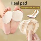 ForePad Gel Foam Insoles for Heel Pain Relief Non-Slip Breathable Washable Cushioning One Size