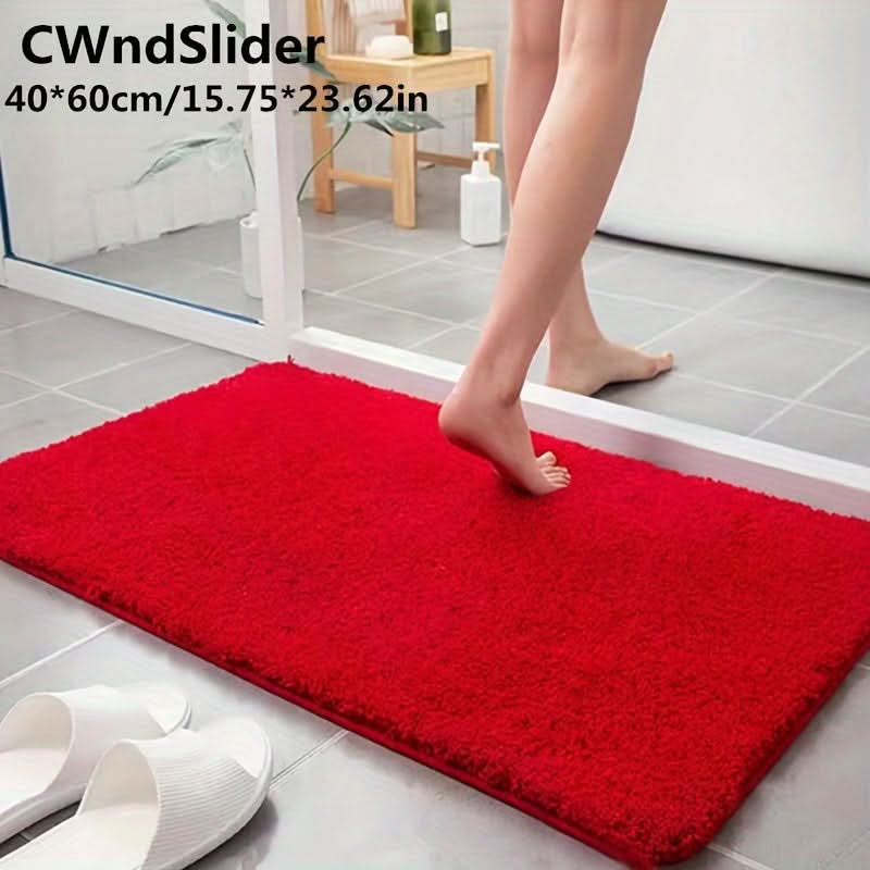 Lonneke Soft Thickened Bath Mat Highly Absorbent Slip-Resistant Machine Washable Bathroom Rug