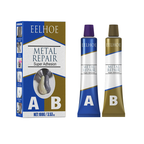 Metal Repair Adhesive Epoxy 2-Part Fast Curing High Strength Heat Resistant for DIY Home Automotive Marine Repairs