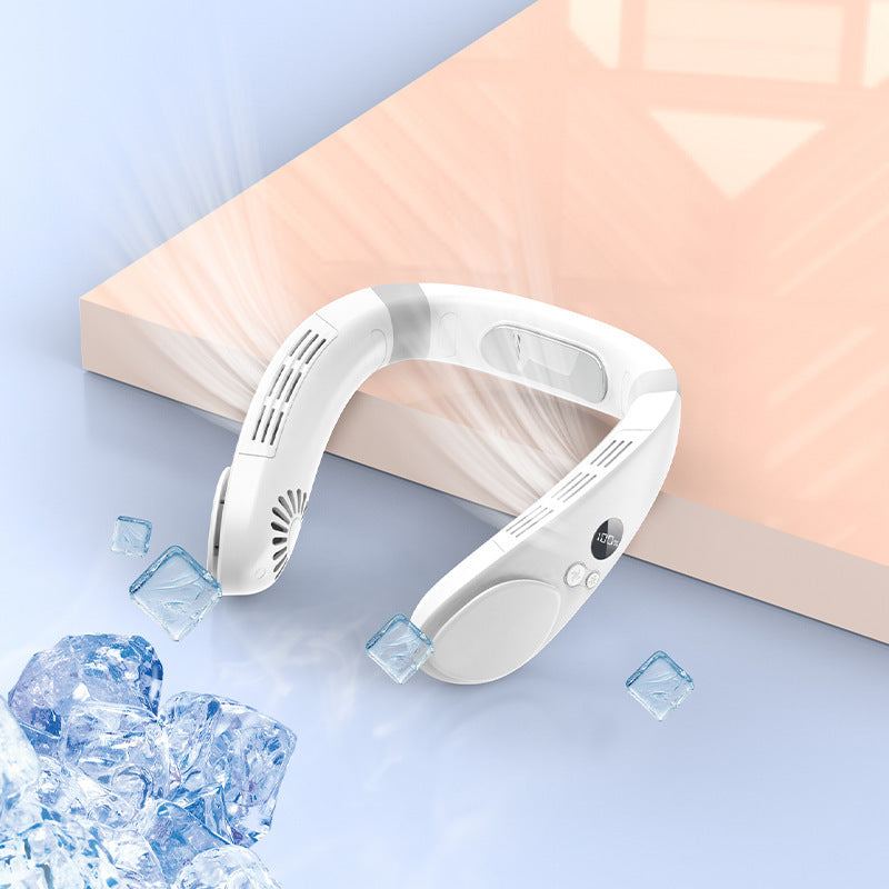 Portable U-Shaped Neck Fan Rechargeable 4000mAh Battery 6-8 Hour Runtime Multiple Colors
