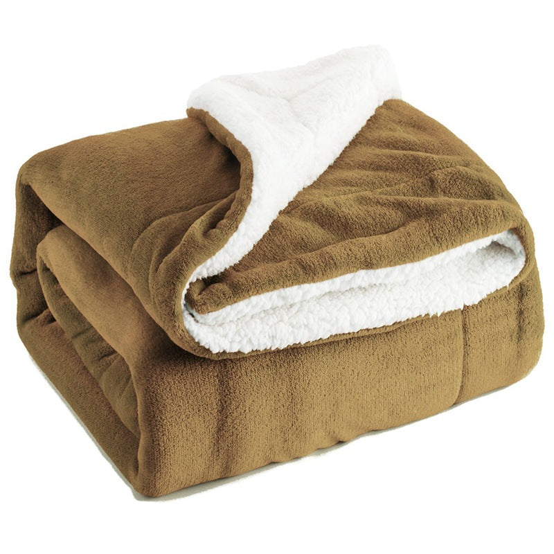 Women’s Soft Warming Fleece Blanket Plush Cozy Throw for Couch and Bed