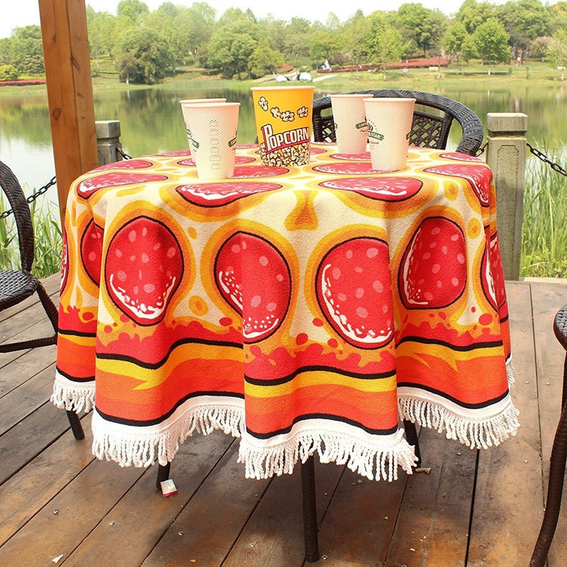 Ladies Large Beach Lounger with Hamburger Design Water-Repellent Lightweight Lounger for Beach and Outdoor Use