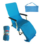 Brehn Adjustable Foldable Beach Lounger with Non-Slip Feet Lightweight Portable Outdoor Chair