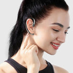 Bluetooth Headset Wireless Earbud Lightweight Noise Cancelling CVC 6.0 with Charging Case Black Red Blue Silver