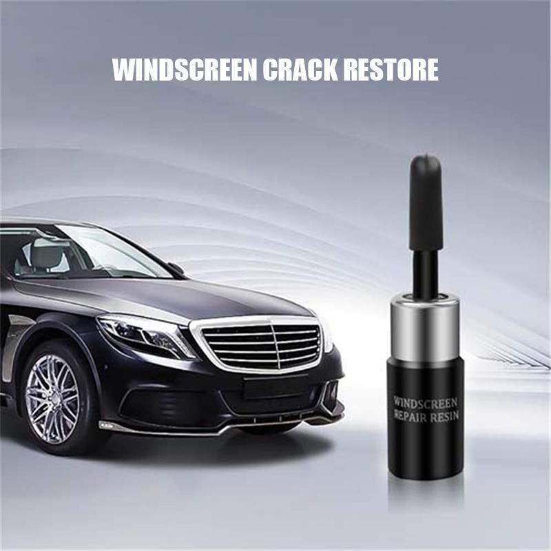 Glass Repair Fluid Resin Kit 2ml Clear Invisible Automotive Laminated Crack Fix