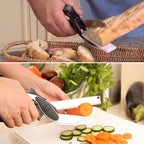 Harrow EdgeCut Stainless Steel Kitchen Scissors Versatile Black Handle Durable