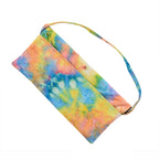 Brehn Women's Colorful Tie-Dye Crossbody Shoulder Bag Adjustable Strap Durable Fabric