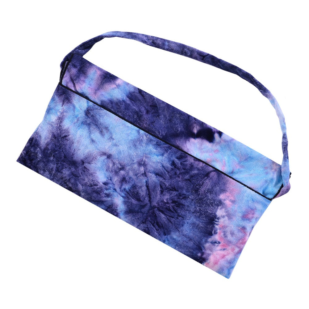 Brehn Women's Colorful Tie-Dye Crossbody Shoulder Bag Adjustable Strap Durable Fabric