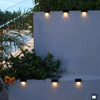 Solar Waterproof LED Step Light Solar-Powered Outdoor Stair Lighting Weather-Resistant