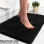 Lonneke Soft Thickened Bath Mat Highly Absorbent Slip-Resistant Machine Washable Bathroom Rug