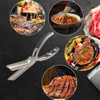 Rib Membrane Remover Tool Stainless Steel Ergonomic Handle Meat Prep for Ribs and Large Cuts