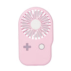 Harrow Portable Handheld Mini Fan USB Rechargeable Compact Personal Cooling Fan Pink