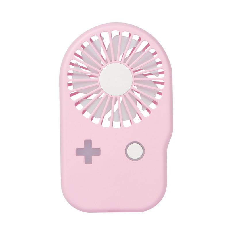 Harrow Portable Handheld Mini Fan USB Rechargeable Compact Personal Cooling Fan Pink