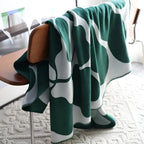 Abstract Pattern Acrylic Blanket 51x71 Lightweight Cozy Throw for Home Decor and Comfort