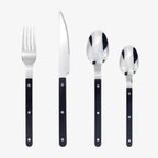Harrow Bistro 24-Piece Cutlery Set Western Engraved Design Durable Dinnerware for 6