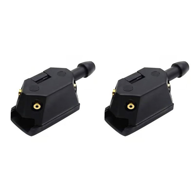 Car Wiper Nozzle Four-Hole Adjustable Spray Black Nylon 2/4/8 Pack for Truck and Car