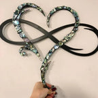 Infinity Heart Wall Decor Iron Sculpture Symbol of Eternal Love Handmade Metal Wall Art