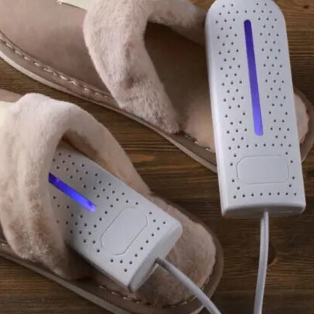 Portable UV Shoe Dryer and Sterilizer with Dehumidifier and Temperature Control