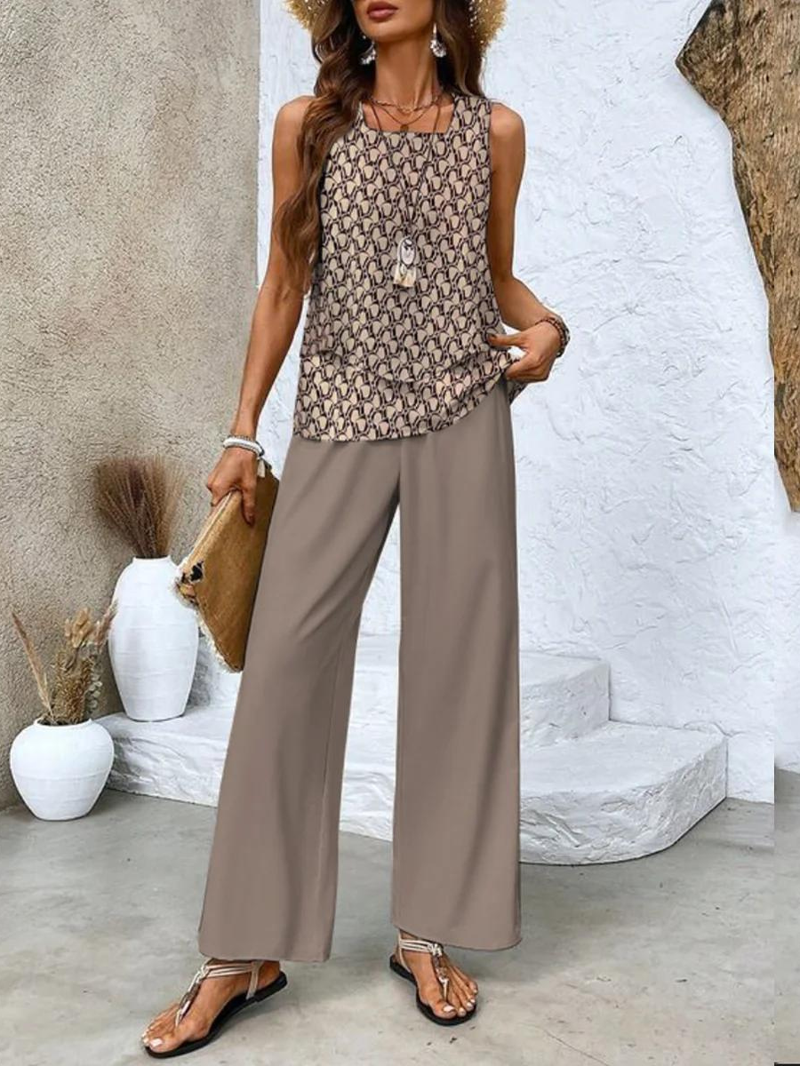 Elegant two-piece wedding guest dress set for women by Harrow, featuring a stylish and sophisticated design for special occasions.