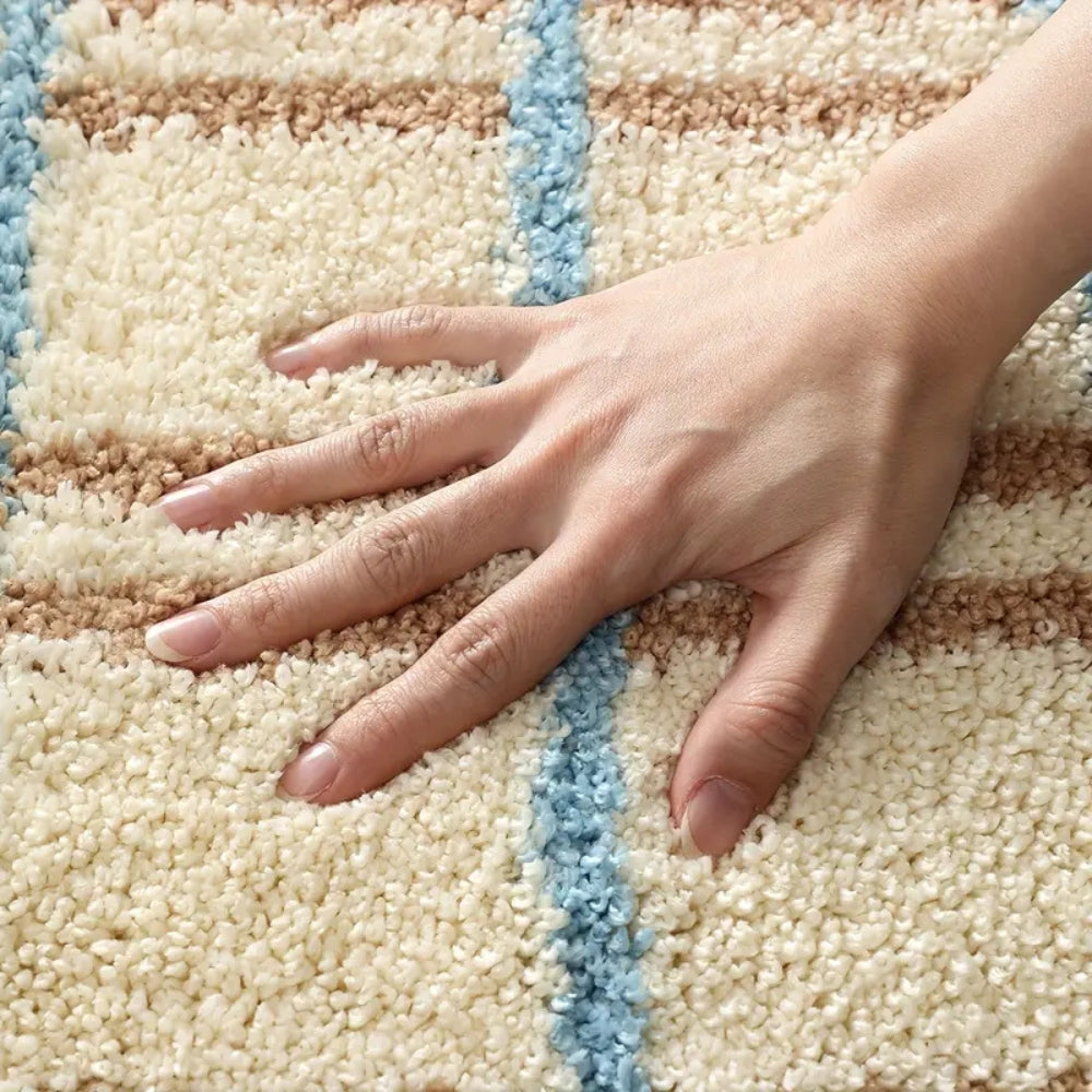 Absorbent Non-Slip Bath Mat Soft Quick-Drying Microfiber Rug 20x32 Inches