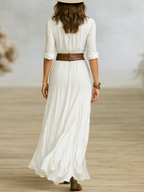 Harow Alessandra floral maxi dress for wedding guests, featuring elegant summer floral design and flowing fabric.