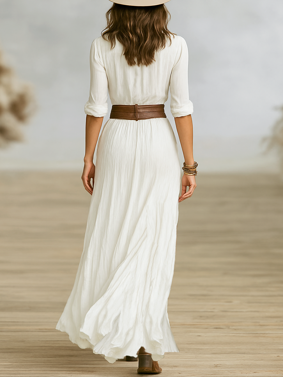 Harow Alessandra floral maxi dress for wedding guests, featuring elegant summer floral design and flowing fabric.