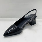 Harrow Alexis comfortable low cushioned support orthopedic heels for women, featuring a sleek design and ergonomic sole.