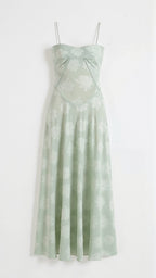 Agatha | Elegant Lace Wedding Guest Maxi Dress for Women