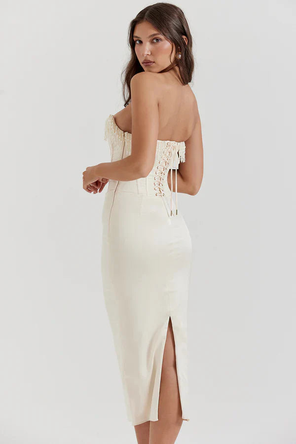 Aigerim | Dreamy Elegant Wedding Guest Maxi Dress for Women