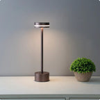 Solara Rechargeable Wireless Touch LED Table Lamp Aluminum Waterproof Portable