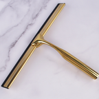 BlackOpium Water Squeegee Silicone Blade Rust-Free Handle for Shower Glass Mirrors