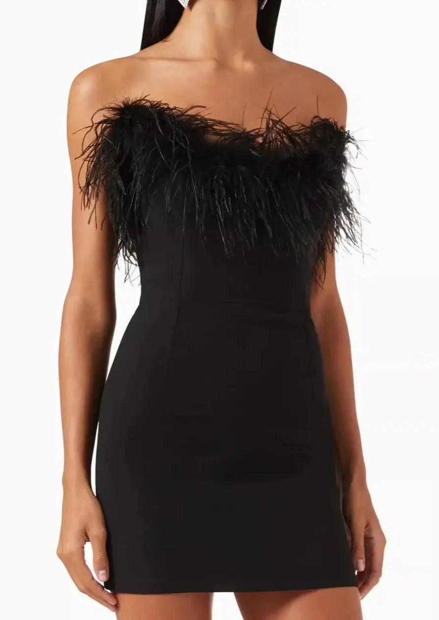 Aiko | Elegant Cocktail Mini Dress for Women