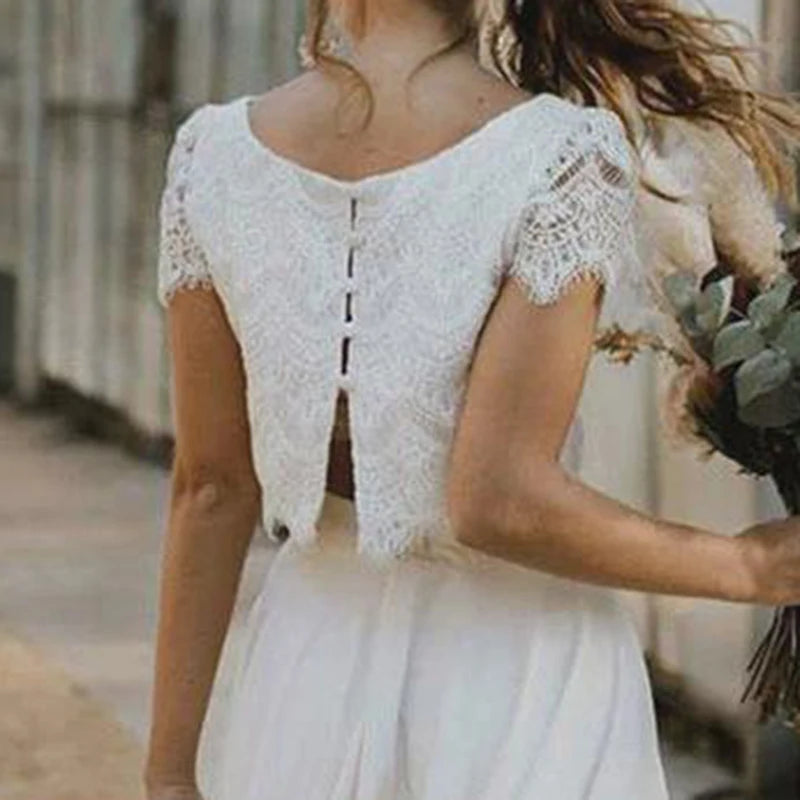 Aisling | Effortless Lace Mini Summer Dress for Women