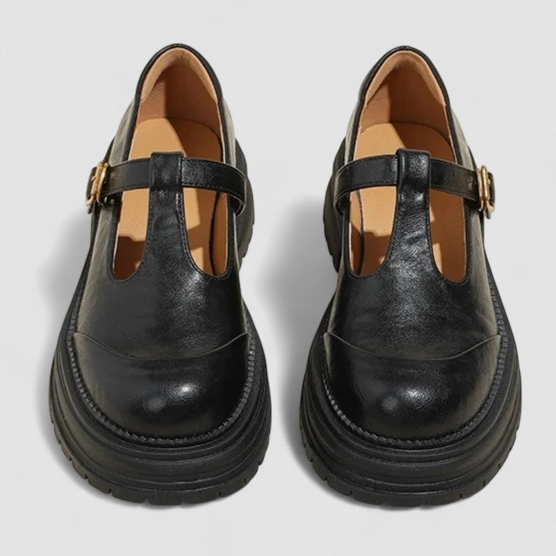 Harrow Bronte orthopedic Mary Jane shoes for women with supportive design and classic style, featuring a rounded toe and adjustable strap.
