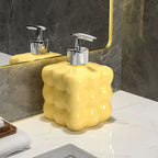 Ceramic Soap Dispenser with Bubble Design for Bathroom or Kitchen Countertop