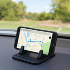 Universal Car Phone Holder Dashboard Mount Non-Slip Silicone Suction Mobile Mount Black Rose Red