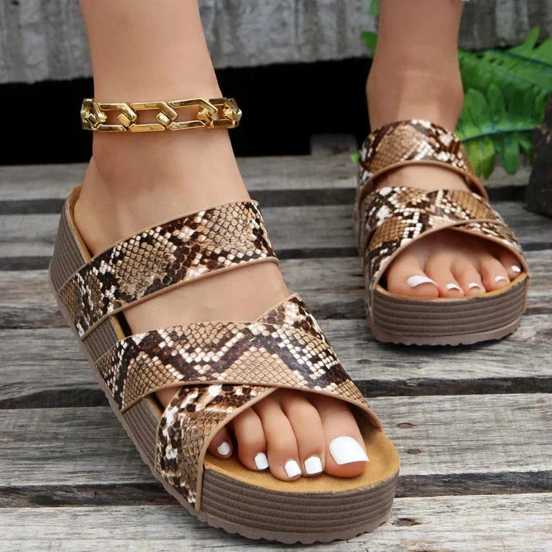 Harrow Carmen women's orthopedic cushioned sandals with supportive straps and comfortable footbed, designed for all-day wear.