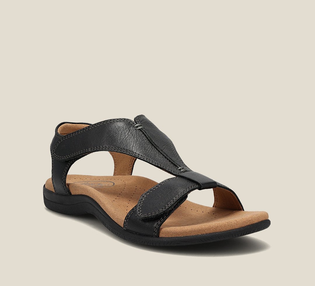 Harrow Carolyn vegan leather Roman sandals for women, featuring stylish straps and open-toe design perfect for summer wear.