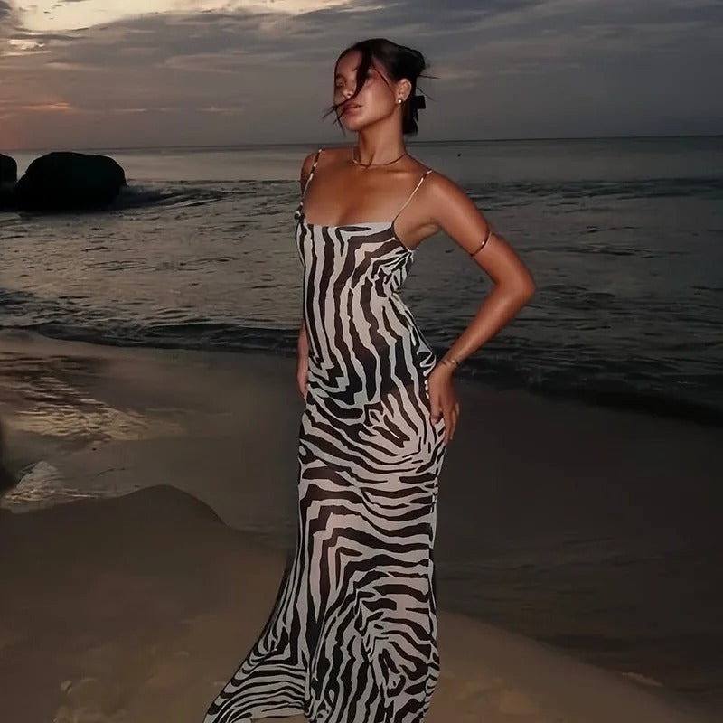 Akua | Elegant Cocktail Maxi Dress for Women