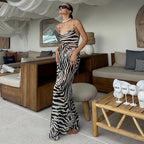 Akua | Elegant Cocktail Maxi Dress for Women