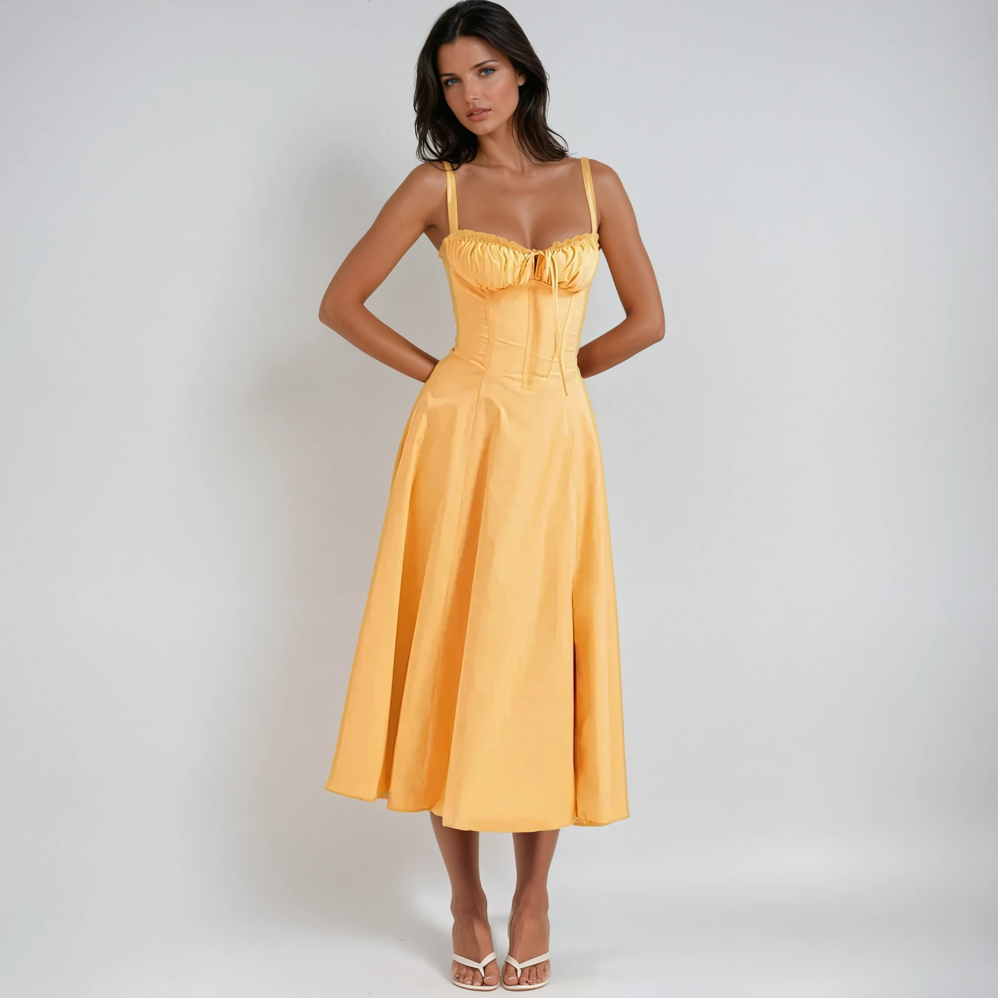 Alaia | Elegant Cocktail Midi Dress for Women