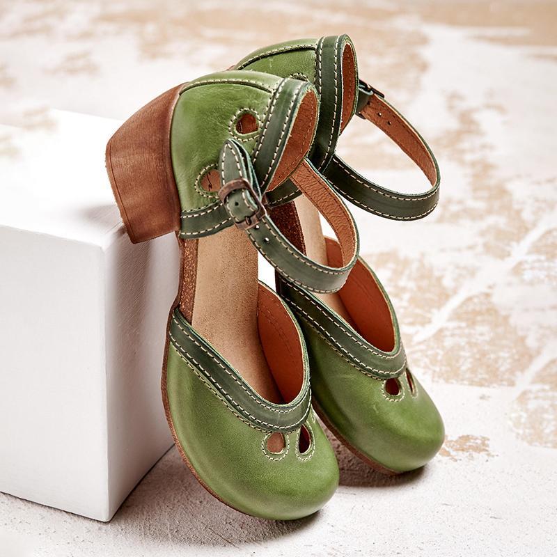 Harrow Charlotte women's orthopedic low heel sandals with supportive flat design and comfortable straps on a neutral background.