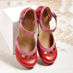 Harrow Charlotte women's orthopedic low heel flat sandals with supportive straps and cushioned footbed, ideal for comfortable wear.