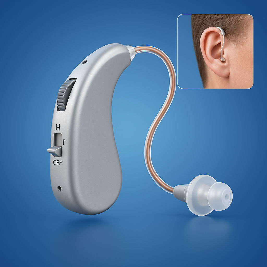 HearingPlus Rechargeable Digital Hearing Aid Clear Sound Amplification Comfortable Fit