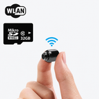 Ultracompact Wi-Fi Surveillance Camera 1080p Full HD Night Vision Wide-Angle 120° with 2-Way Audio