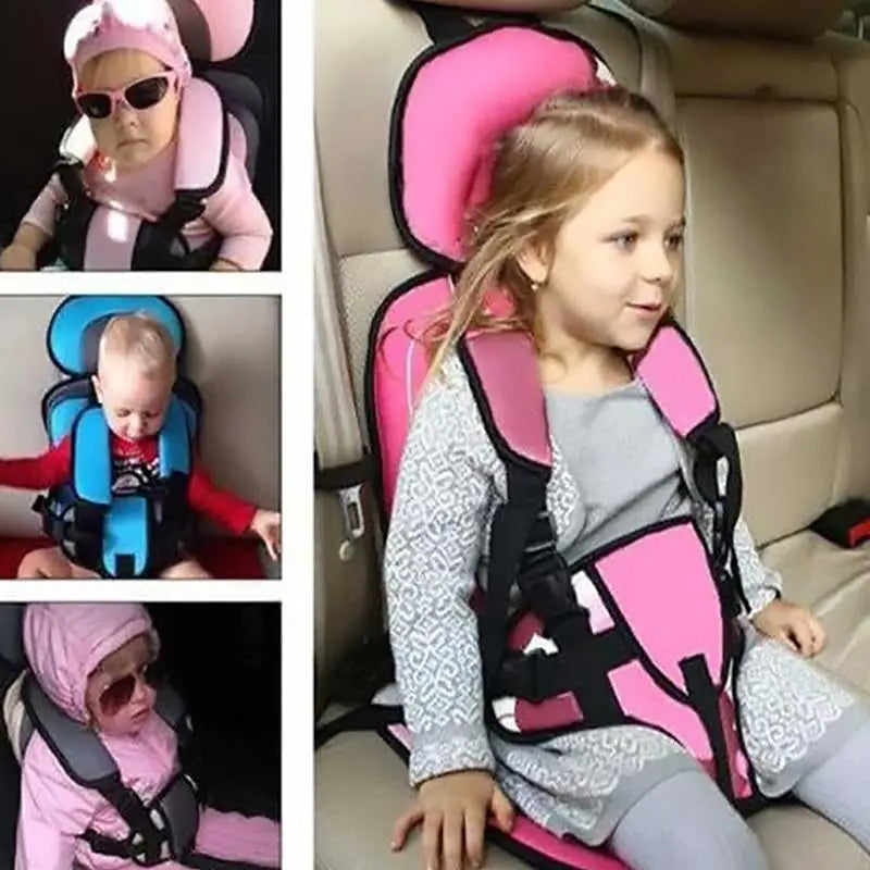 Wearable Child Protection Car Cushion Seat Breathable Adjustable Strap 0-12 Years